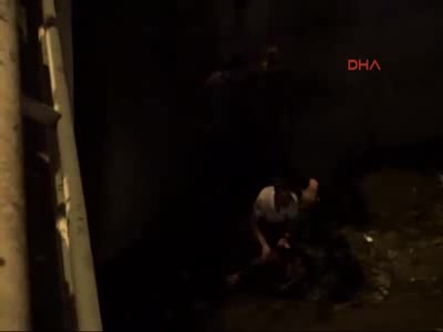 Eski sevgilisiyle tartışınca köprüden atladı