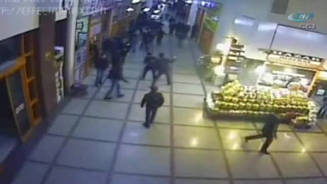 Otogardaki silahlı kavga kamerada