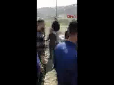 Çatışmada öldürülen teröristin cenazesini ilçeye almadılar