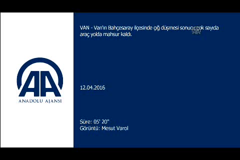 Nisan ayında 7 metrelik çığ