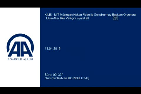 Genelkurmay Başkanı Orgeneral Akar ve MİT Müsteşarı Fidan valilikte
