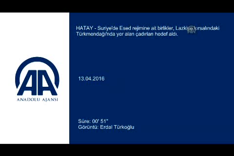 Rejim güçleri, Hatay sınırındaki Yamadi köyünde bulunan çadırları vurdu