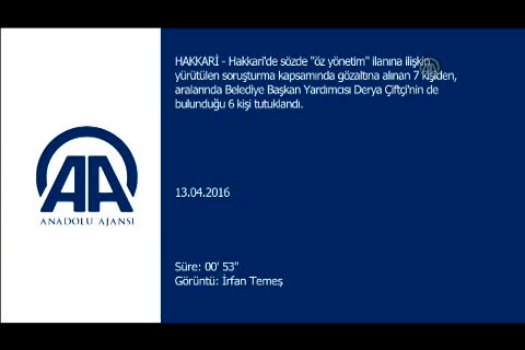 Hakkari'de sözde "Öz yönetim" ilanına ilişkin soruşturma