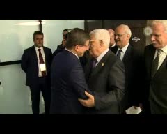 Başbakan Davutoğlu, Mahmud Abbas ile görüştü