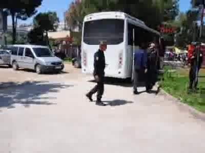 El Nusra operasyonunda gözaltına alınan zanlılar adliyede