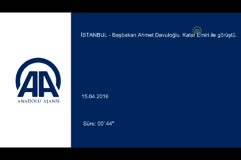 Davutoğlu, Katar Emiri le görüştü