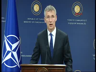NATO Genel Sekreteri ile Bakan Çavuşoğlu ortak basın toplantısı düzenledi