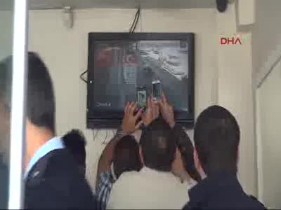 Bursa'da polisin güvenlik kamerasından gaspcıyı çekme telaşı