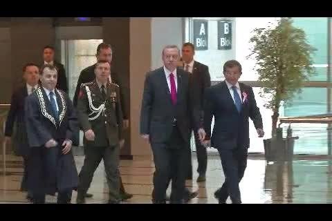 Cumhurbaşkanı Erdoğan, Anayasa Mahkemesi'ne geldi
