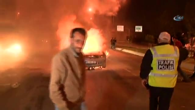 Dehşete kapılan sürücü gözyaşlarını tutamadı