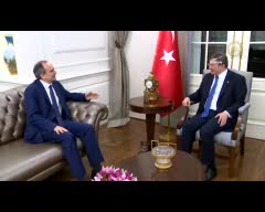 Davutoğlu, Erdem Başçı ile görüştü