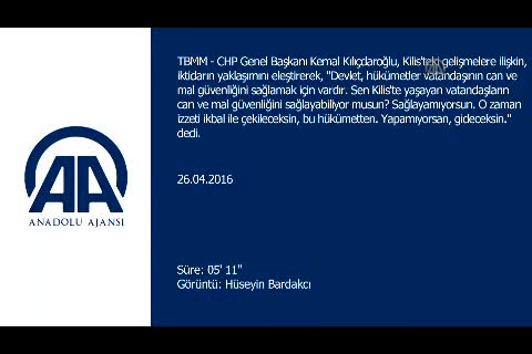 Kılıçdaroğlu: ''CHP parlamentoda olduğu sürece bu sistem Türkiye'ye asla gelemez"