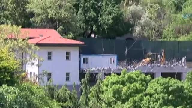 Sarraf'ın villasına kepçe girdi