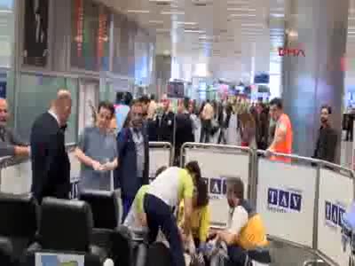 Alman Yolcu havalimanında öldü
