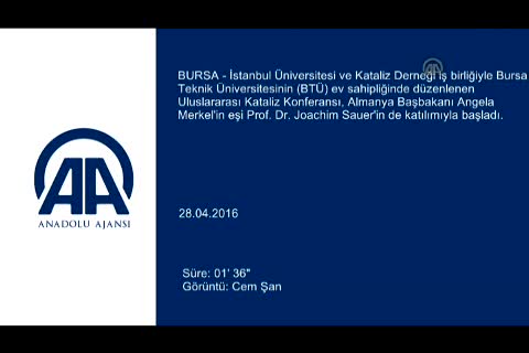 Bursa'da "Uluslararası Kataliz Konferansı" başladı