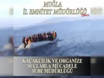 Bodrum'da 157 kaçak ile 7 organizatör yakalandı