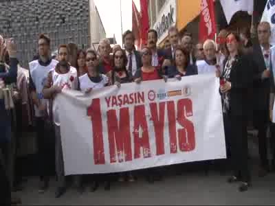 Kazancı Yokuşu'nda 1 Mayıs anması