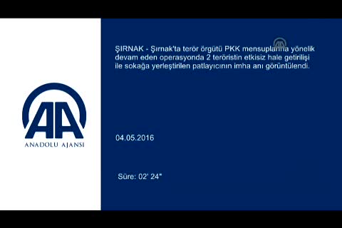 Teröristlerin vurulma anı kameraya yansıdı