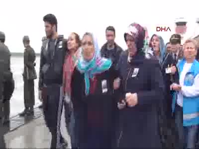 Şehit annesinden oğluna yürek yakan karşılama