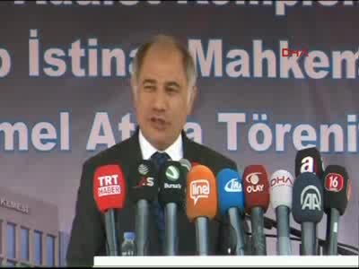 Bakanlar adalet sarayının temel atma törenine katıldı - 2
