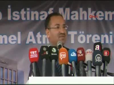 Bakanlar adalet sarayının temel atma törenine katıldı