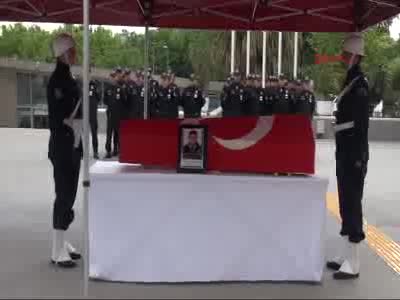 Şehit polis Fatih Nair için İstanbul Emniyeti'nde tören düzenlendi