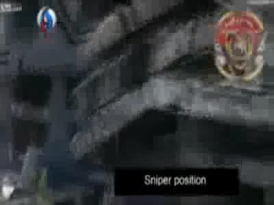 IŞİD'li keskin nişancının füzeyle havaya uçurulduğu an