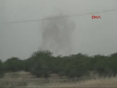 Carablus'ta IŞİD ile PYD arasında karşılıklı havan atışları