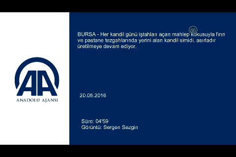 Bursa'da fırınlarda "kandil simidi" mesaisi