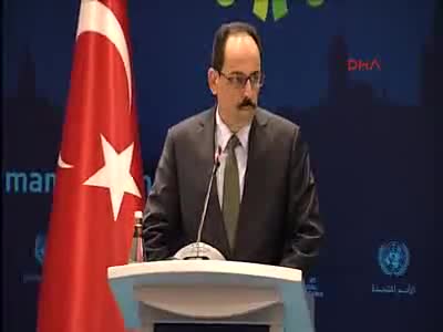 Kalın, Dünya İnsani Zirvesi (DİZ) Sözcüsü Verhoosel ile basın toplantısı düzenledi