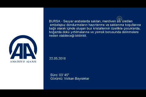 Merdiven altı üretilen dondurmalarda "buz kristalleri" tehlikesi