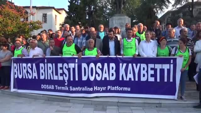 Bursa'da termik santral zaferini halayla kutladılar