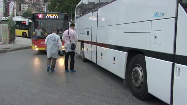 Geri manevra yapan otobüs vatandaşı ezdi