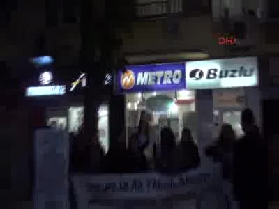 Eskişehir'de kadınlar otobüsteki taciz olayını kınadılar