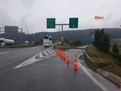 Bolu Dağı Tüneli'nde bakım için Ankara yönü trafiğe kapatıldı