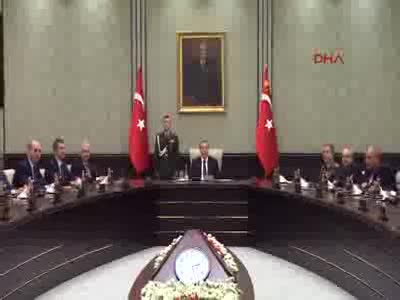 Milli Güvenlik Kurulu Toplantısı Cumhurbaşkanlığı Sarayı'nda başladı