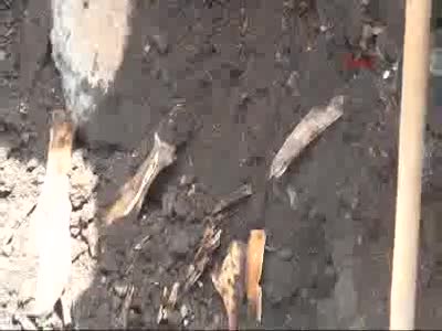 Altyapı kazılarında kemik bulundu