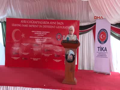 Emine Erdoğan: TİKA'nın çalışmaları Türkiye-Kenya ilişkilerini güçlendirecek