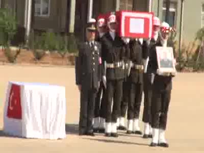 Nusaybin'de Şehit olan Astsubay uğurlandı