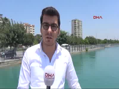 Sulama kanalında tehlikeli serinlik