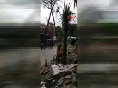 Patlamanın hemen ardından çekilen yeni görüntüler