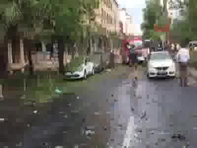 İstanbul'daki patlamanın büyüklüğünü ortaya çıkaran görüntü