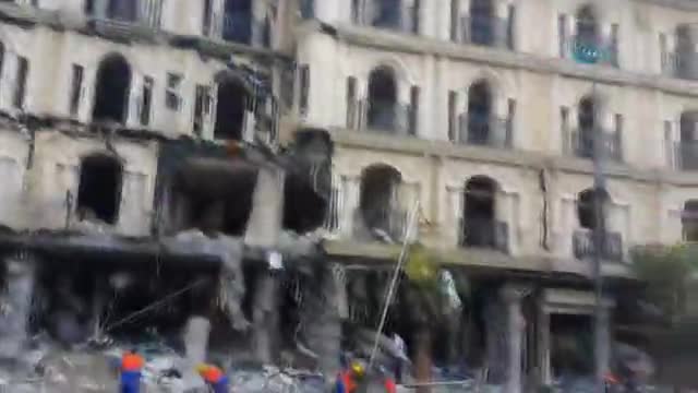 Vezneciler'deki patlamanın şiddeti böyle görüntülendi