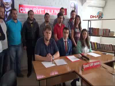 Sivas'ta CHP'li gençlerden teröre tepki