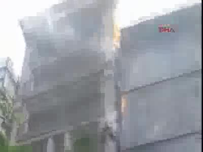 Nişantaşı'nda 6 katlı mağazada yangın