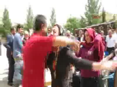 Midyat'ta Şehit polisler ve siviller için uğurlama töreni - 2