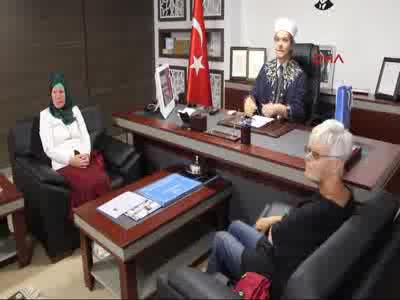 Fethiye'de Alman kadın Müslüman oldu