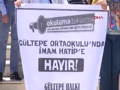 Velilerden ortaokulunun İmam Hatip'e döndürülmesine tepki