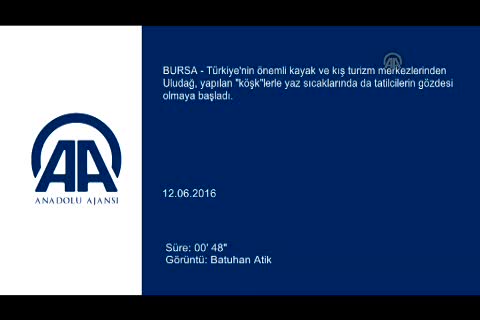 Bursa Uludağ yaz turizminin de gözdesi olmaya başladı