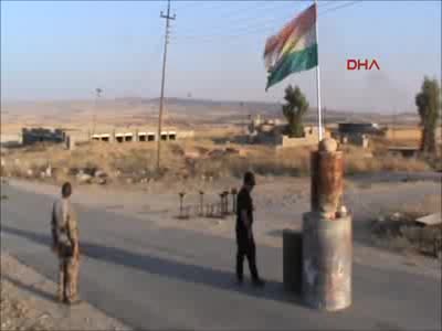 Irak'ta İŞİD'e karşı savaşan kurt peşmergeler cephede